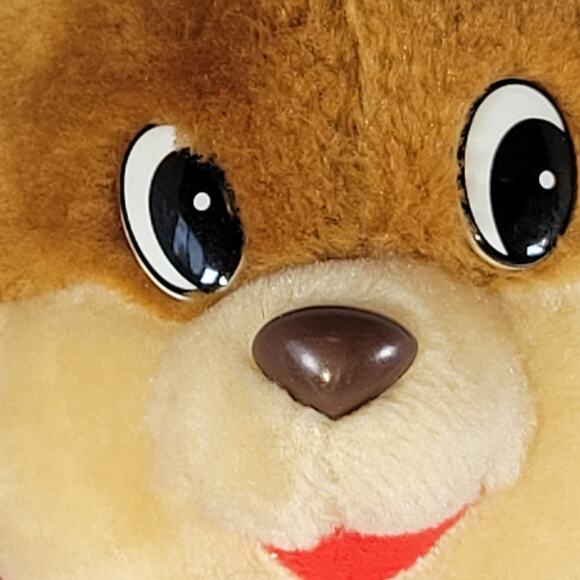 Vintage 1986 Shoney's Bear Plush 12" Stuffed Animal Red Shirt and Jeans Stuffie - Picture 10 of 11